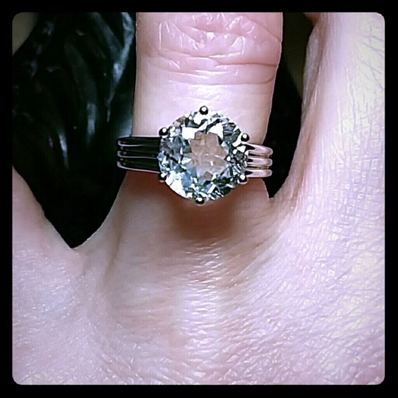 . Jewelry - SOLD HERKIMER DIAMOND QUARTZ  RING